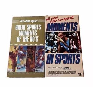 Great Moments In Sports VHS Tape Set